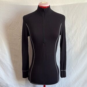 Joe Fresh Black Fitted Long Sleeve Tee SM448